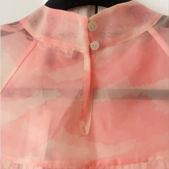Brand New DANIEL RAINN MOCK-NECK SHORT-SLEEVE BLOUSE - Picture 13 of 16
